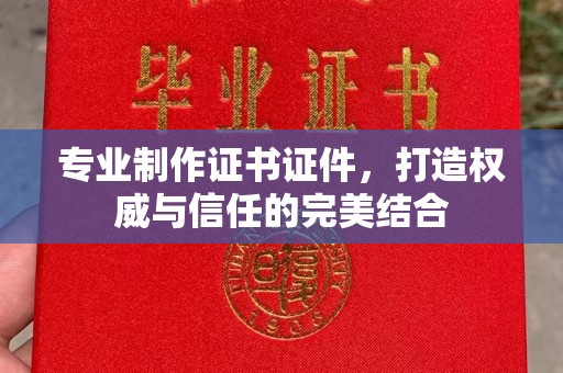 南庄专业制作证书证件，打造权威与信任的完美结合