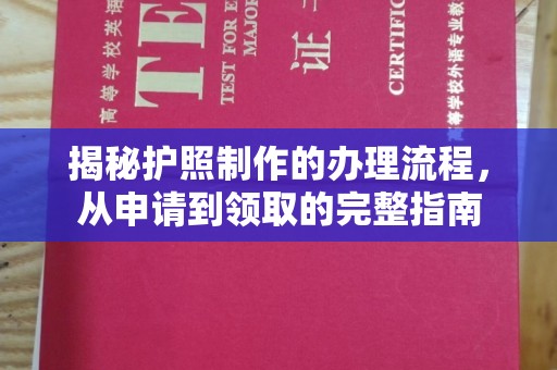 南庄揭秘护照制作的办理流程，从申请到领取的完整指南