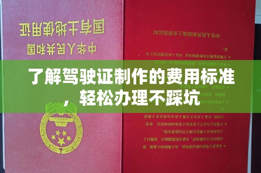 南庄了解驾驶证制作的费用标准，轻松办理不踩坑